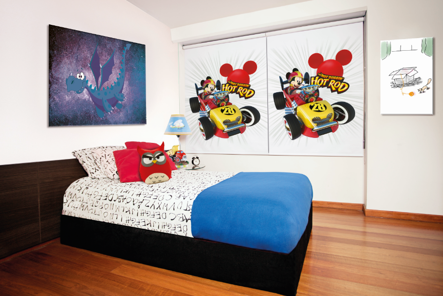 Nueva Enrollable Blackout Mickey