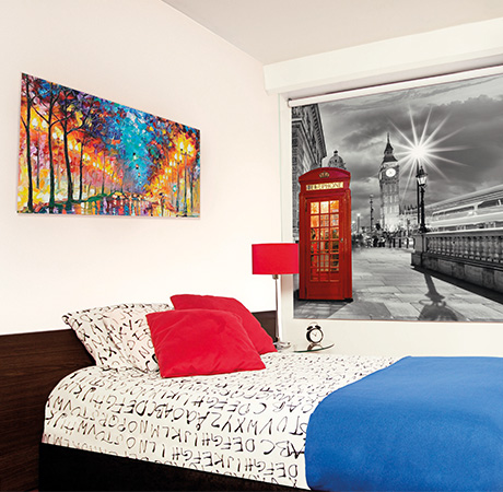 Nueva Enrollable Blackout Cabina de Londres