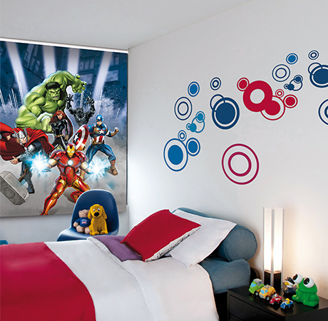 Fantasía y acción con las cortinas blackout de Frozen, Spiderman y Avengers