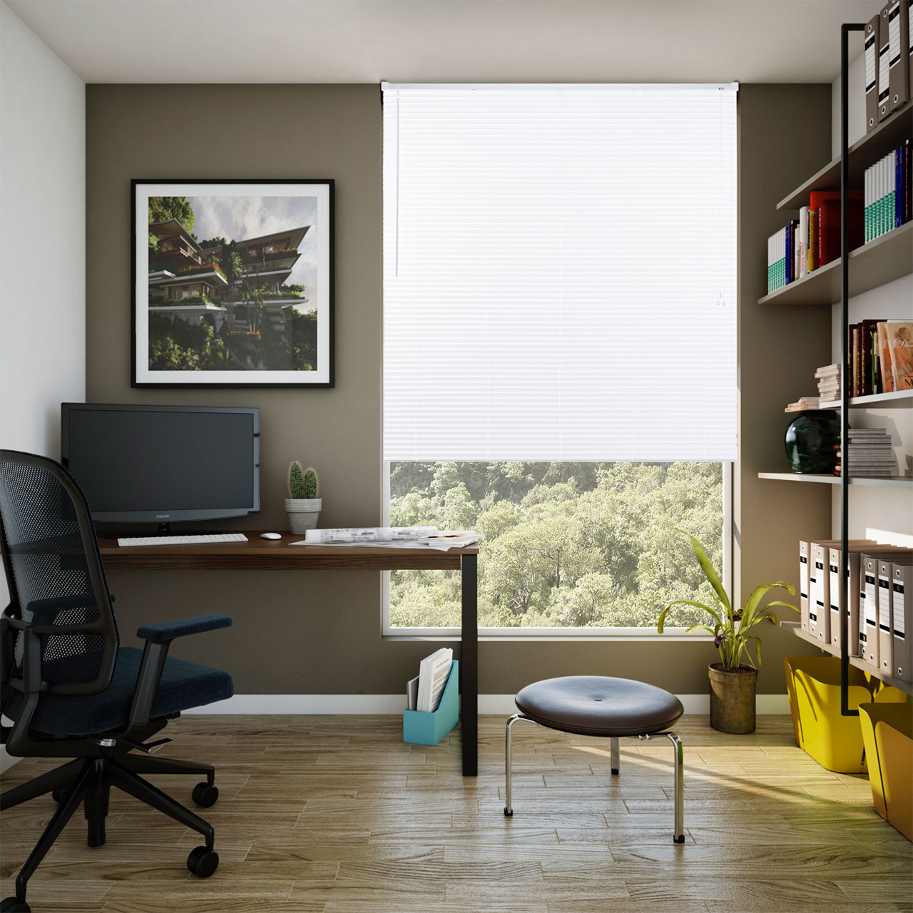 <b>Persiana Horizontal</b> de PVC