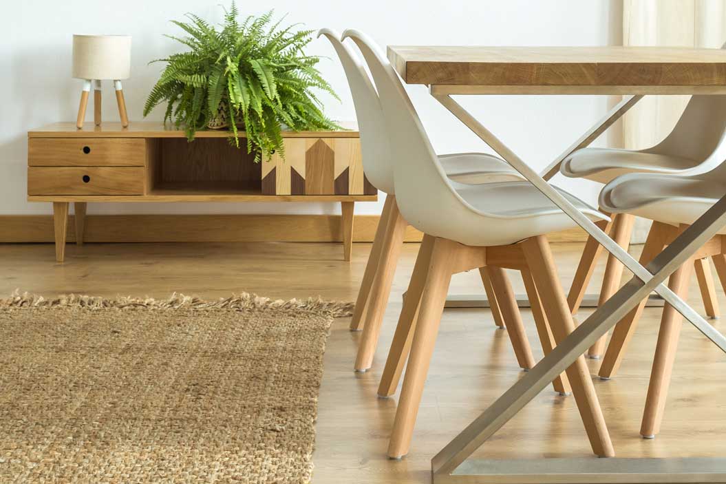 Decorar con fibra natural