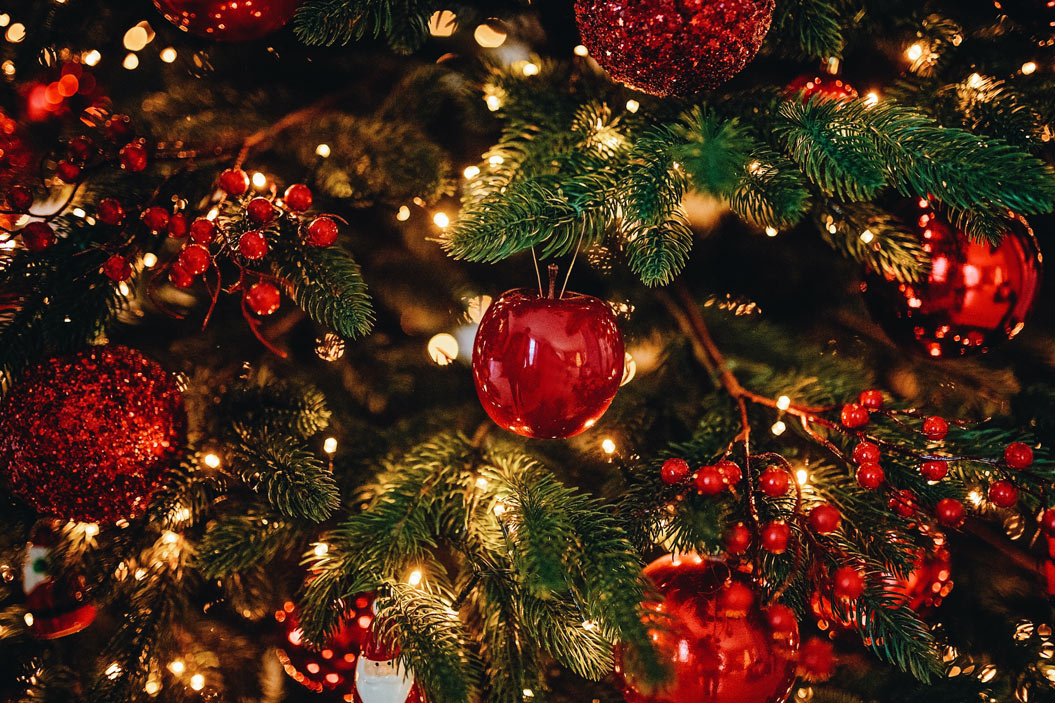 esferas y formas de frutas