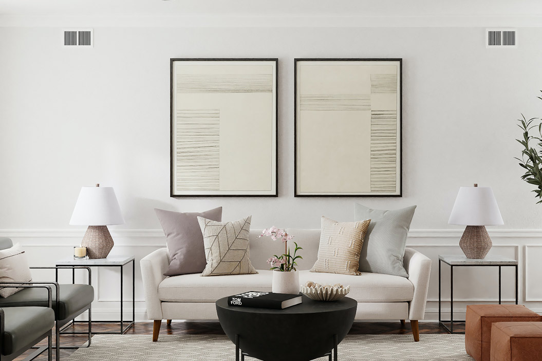 Distribuye simétricamente