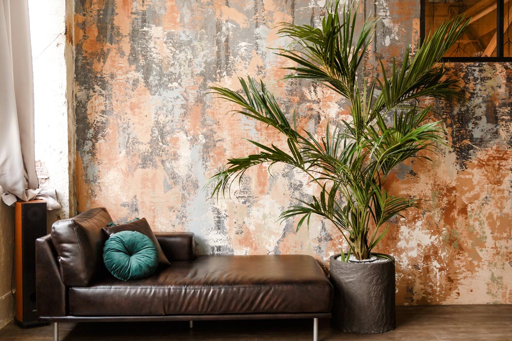 en el look Garden Room prevalece el color verde