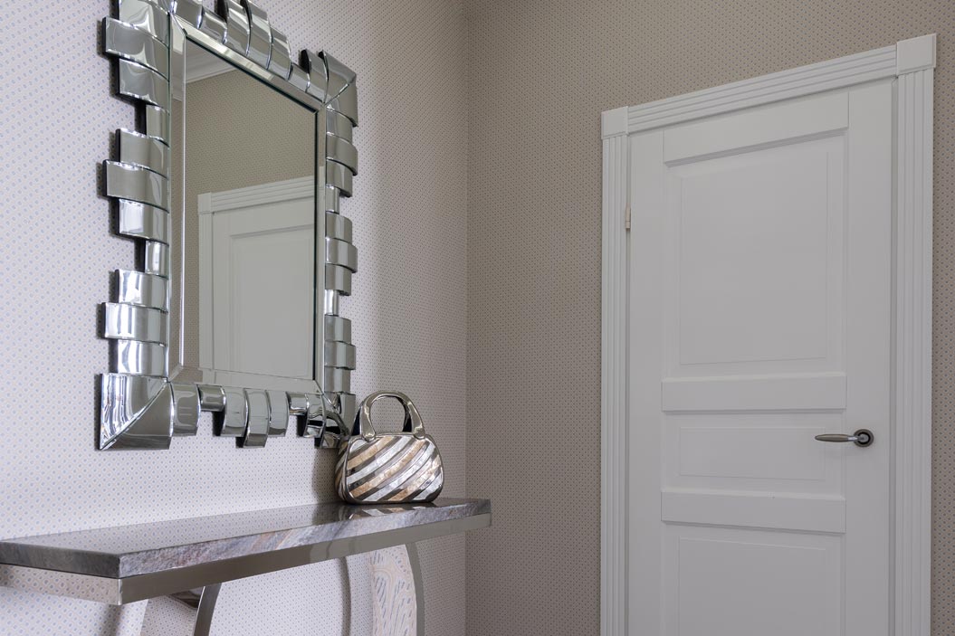 los espejos en el recibidor