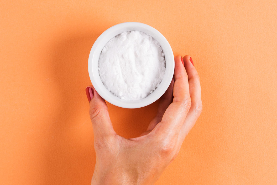 media taza de bicarbonato